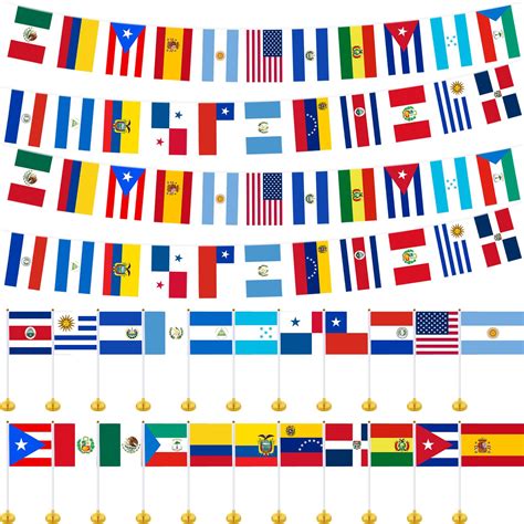 Spanish Speaking Countries Flags