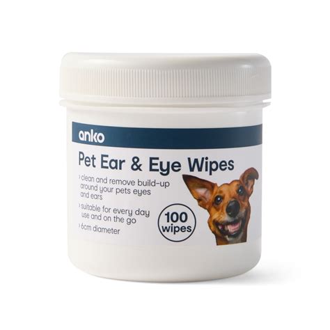 100 Pack Pet Ear & Eye Wipes - Kmart