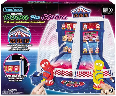 Amazon.com: Merchant Ambassador Retro Arcade Electronic: Down The Clown ...