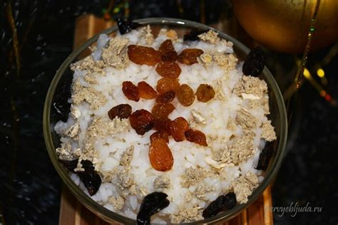 Коливо из риса с халвой