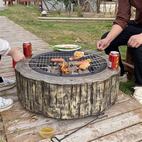 LEAYAN Garden Fire Pit Grill Bowl Grill Barbecue India | Ubuy