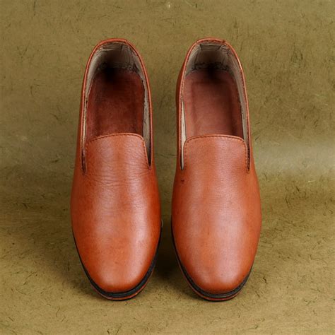Premium Tan Leather Loafer Shoes | Handcrafted Comfort & Durability ...