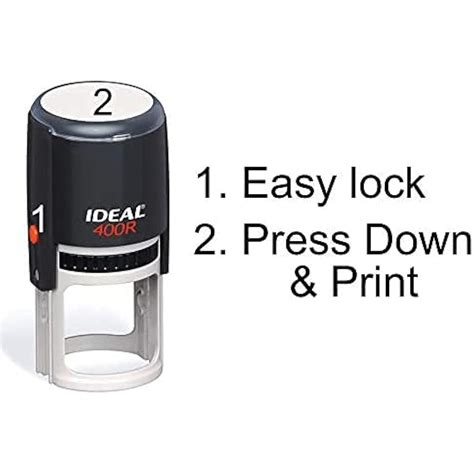 IDEAL 400R from The Library of Custom Self Inking Stamp Rubber India | Ubuy