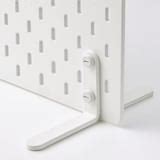 SKÅDIS freestanding peg board, white, 56x37 cm (22x14 ½") - IKEA