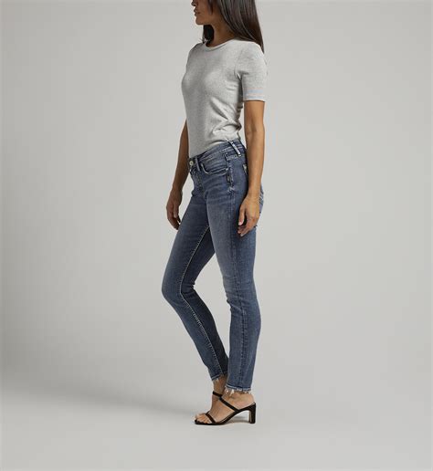 Buy Suki Mid Rise Skinny Jeans for CAD 108.00 | Silver Jeans CA New