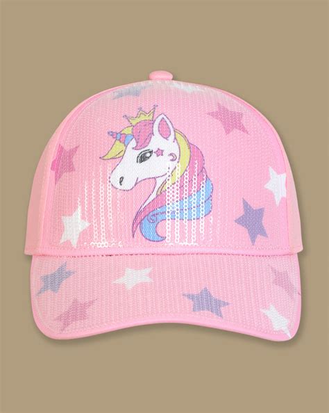 Graphic printed Baseball Cap for Girls – Kidsville