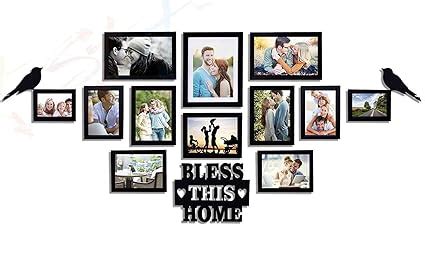 Art Street - Bless This Home Set Of 12 Individual Photo Frame Frames ...