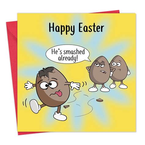 Funny Easter Cards Pack of 6 - 6 Designs to Choose From - Funny Easter ...