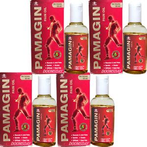 DOOMSDAY PAMAGIN PAIN OIL FOR JOINT & MUSCLES PAIN RELIEF PACK OF - 4 ...