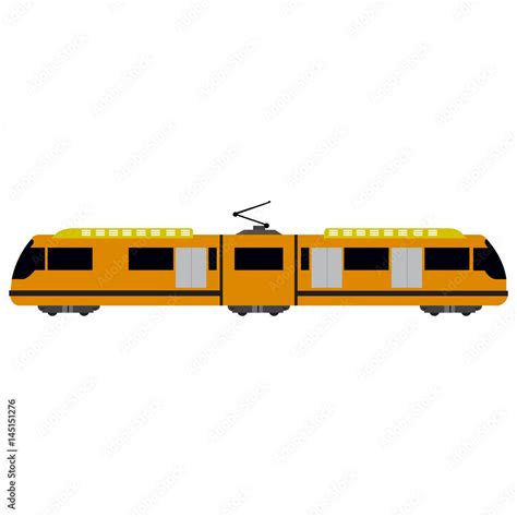 Indian Local Train Side View Vector 的图像结果