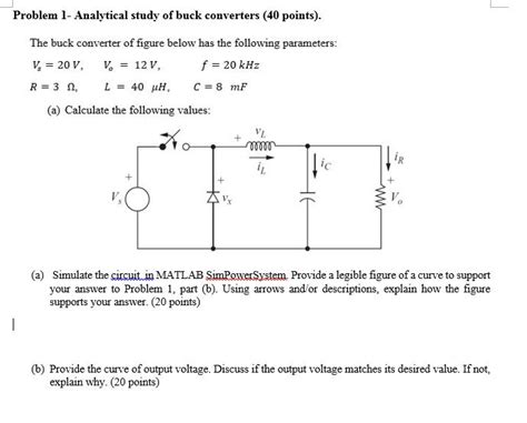 Design and Simulation of Buck Converter Problem Questions 的图像结果