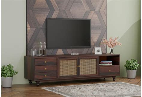 Buy Bia TV Unit (Walnut Finish) Online Store at Best Price: Urbanwood