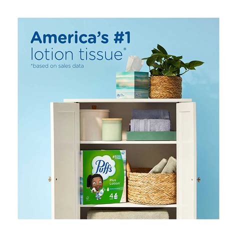 Buy Puffs Plus Lotion Facial Tissue, 48 Tissues Per Box, 1 ct from ...