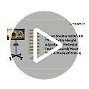 Smart Shelter Universal TV Stand, Heavy Duty Floor Mount Trolley with ...