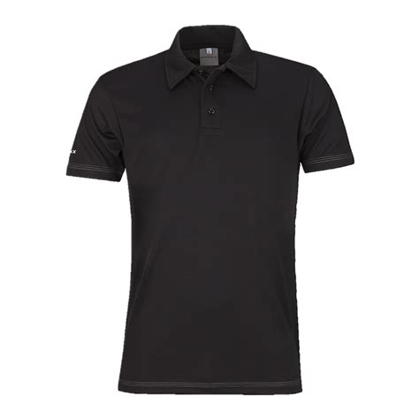 Black polo shirt PNG image