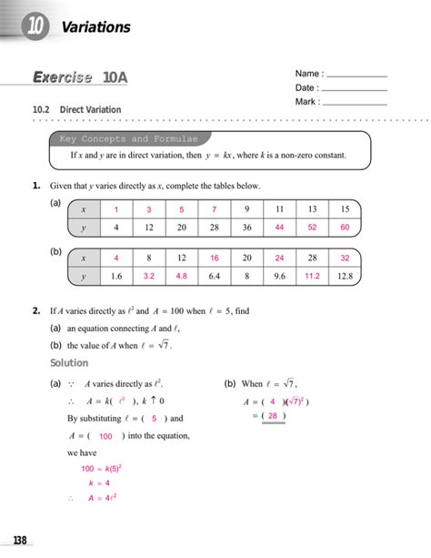 Image result for Top Questions On Variations in Core Math