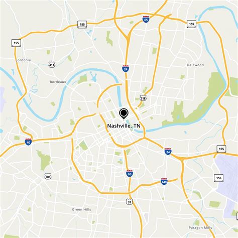 Map Nashville Tn 26 Nashville Street Map Stock Photos, High Res