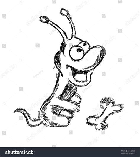 Alien Dog Drawing 的图像结果