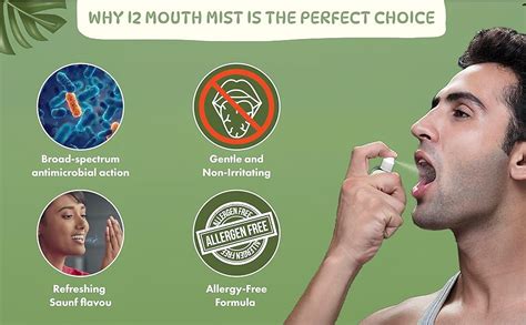 I2 Mouth Mist - Mouth Freshner Spray for Fresh Breathe | Eliminates Bad ...