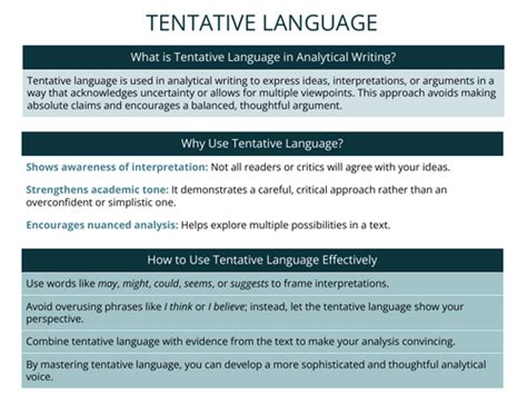 Tentative vs Directive Language 的图像结果