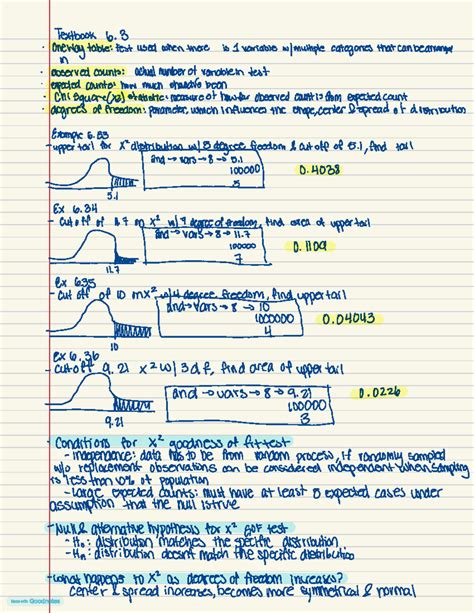 Ap stats - Textbook answers once homework - Textbook 6. 3 oneway table ...