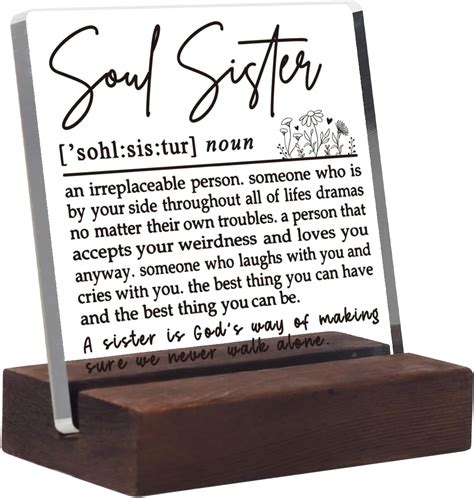Amazon.com: Soul Sister Gifts for Women Friends, Birthday Gifts Idea ...