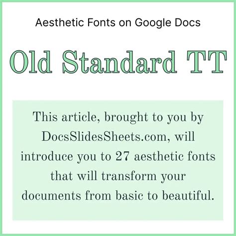 27 Most Aesthetic Fonts on Google Docs (With Screenshots)