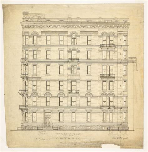Ontario Apartments, Chicago, Illinois, Elevation | Free Photo ...