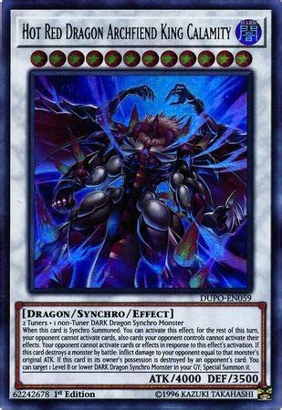 YU-GI-OH! - Hot Red Dragon Archfiend King Calamity - Ultra Rare - 1st ...