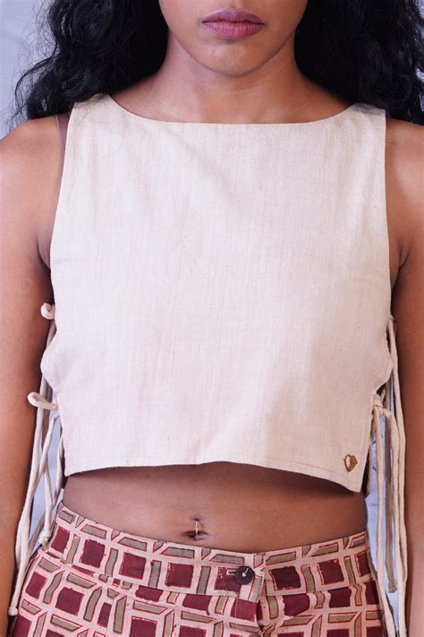 Side-Tie Crop Top – Label Rama