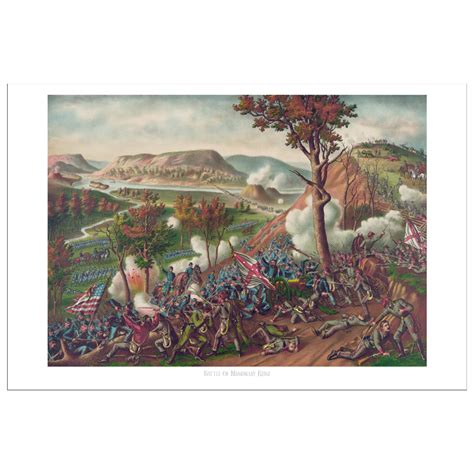The Battle of Missionary Ridge - Patriotic Fine Art Prints