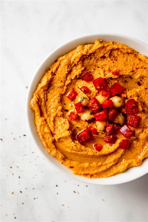 Red Pepper Hummus Recipe at Mickey Munos blog