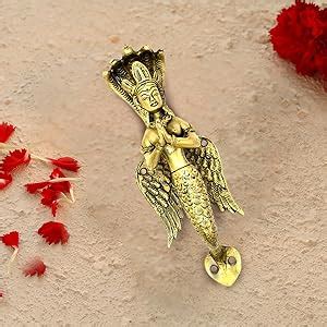 Two Moustaches Nagkanya Design Brass Door Handle (Standard Size ...