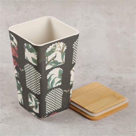 Buy INDIA CIRCUS Signature Windows Bamboo Fibre Jar- 1L from India ...