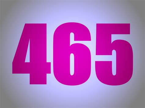 Numbers: Number 465