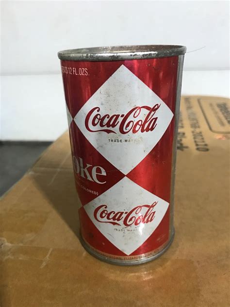 Vintage Soda Can Coke- Cola Diamond Label Can | #4596351020