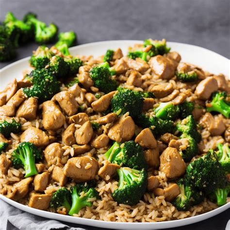 Stir-fried Chicken with Broccoli & Brown Rice Recipe | Recipes.net