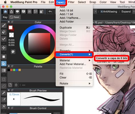 Cómo añadir a las capas el efecto de Semitono con MediBang Paint Pro ...