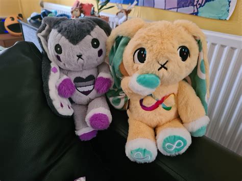 Asexual and autism plushie dreadfuls! : r/plushies