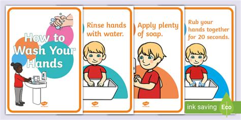 Handwashing Sequence Posters