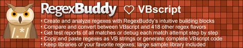 Image result for Regular Expression in VBScript