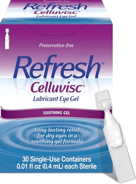 Allergan Refresh Celluvisc Lubricant Eye Gel Drops, Single-Use ...