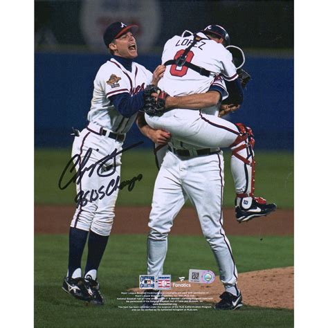 Autographed Atlanta Braves Chipper Jones Fanatics Authentic 8" x 10 ...