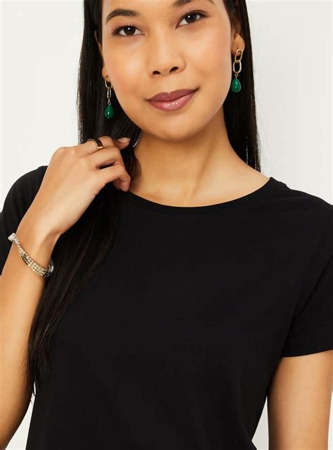 Buy Women Solid T-shirt Online at just Rs. 199.0 - 1000013011795 | Max ...