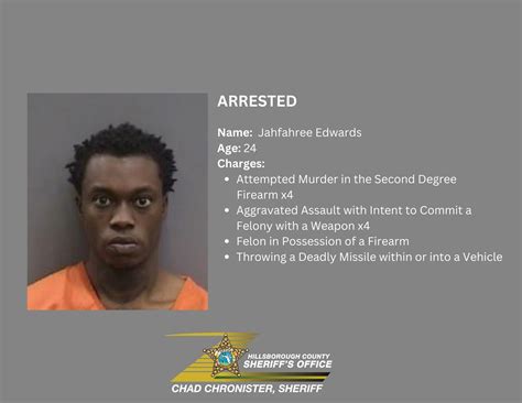 Arrest Made Following A Shooting Outside A Riverview High School | HCSO ...