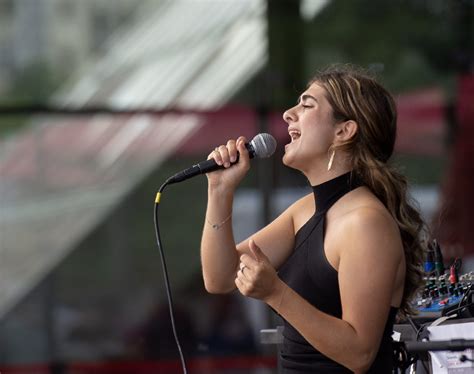 Karina Eleni, daughter of Melina Kanakaredes, sings at rock hall