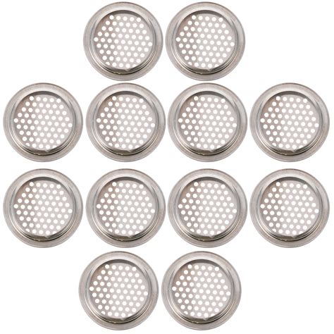 Vent Round Hole Air Louver Soffit Cover Covers Stainless Mesh Grille ...