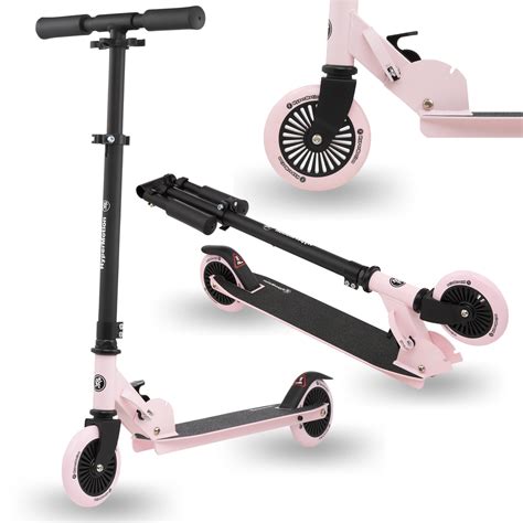 Two-wheeled scooter WILLY 3-8 years from HyperMotion - pink | SPORTS ...