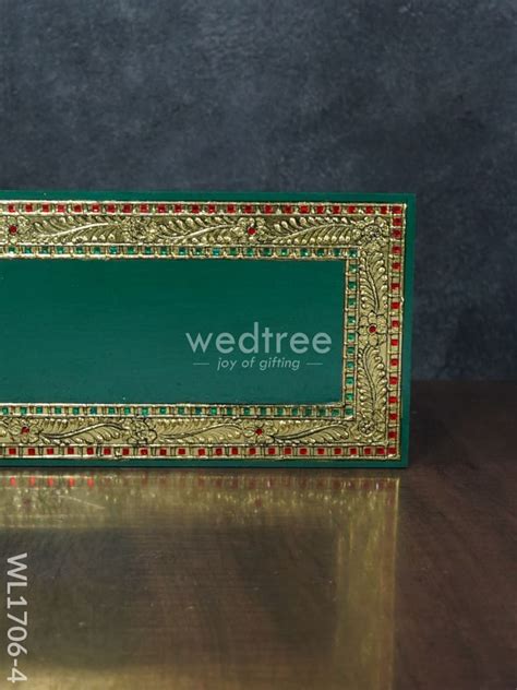 Name Plate - Hand Painted 6x12 - Green - WL1706-4 – Wedtree