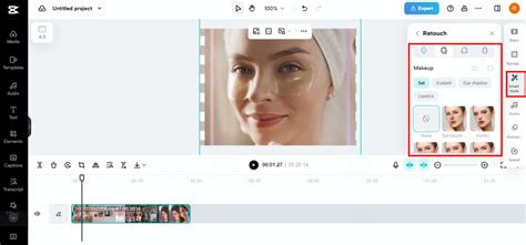Tutorial Make Up 的图像结果